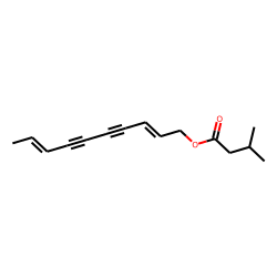 (E,Z)-2,8-Decadien-4,6-diyn-1-yl 3-methylbutanoate