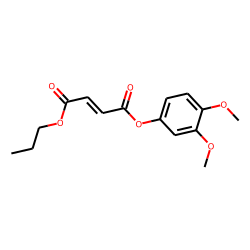 Fumaric acid, 3,4-dimethoxyphenyl propyl ester