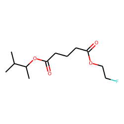 Glutaric acid, 3-methylbut-2-yl 2-fluoroethyl ester