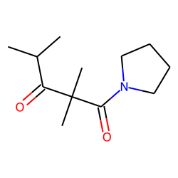 Pyrrolidine, 1-(2,2,4-trimethyl-3-oxovaleryl)-