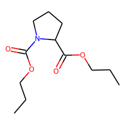 d-Proline, n-propoxycarbonyl-, propyl ester