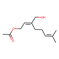 (Z)-3-(Hydroxymethyl)-7-methylocta-2,6-dien-1-yl acetate