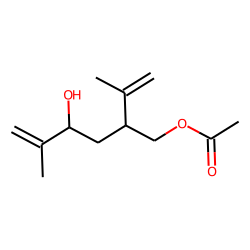4-Hydroxy-2-isopropenyl-5-methylhex-5-enyl acetate