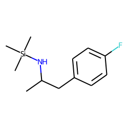 4-Fluoroamphetamine, N-trimethylsilyl-