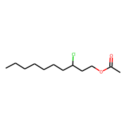 1-Decanol, 3-chloro, acetate