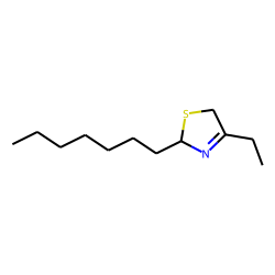 4-ethyl-2-heptyl-3-thiazoline