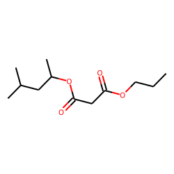 Malonic acid, 4-methylpent-2-yl propyl ester