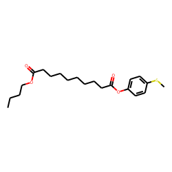 Sebacic acid, butyl 4-methylthiobenzyl ester