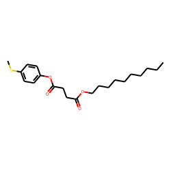 Succinic acid, decyl 4-methylthiophenyl ester