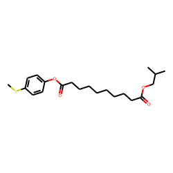 Sebacic acid, isobutyl 4-methylthiobenzyl ester