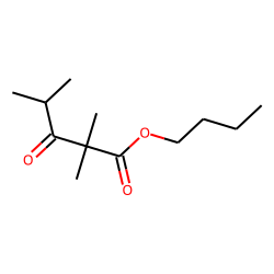 Valeric acid, 2,2,4-trimethyl-3-oxo-, butyl ester