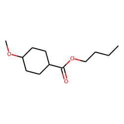 Cyclohexanecarboxylic acid, 4-methoxy-, butyl ester