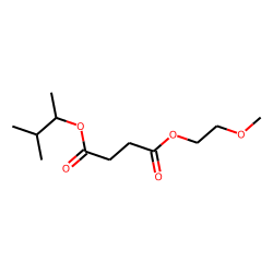 Succinic acid, 3-methylbut-2-yl 2-methoxyethyl ester