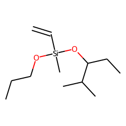 Silane, methylvinyl(2-methylpent-3-yloxy)propoxy-