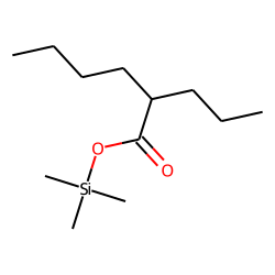 Hexanoic acid, 2-propyl, TMS