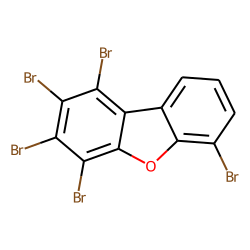1,2,3,4,6-pentabromo-dibenzofuran