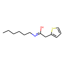 2-Thiopheneacetamide, N-hexyl-