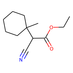 Cyanoacetic acid, 1-methylcyclohexyl, ethyl ester