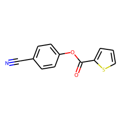 2-Thiophenecarboxylic acid, 4-cyanophenyl ester