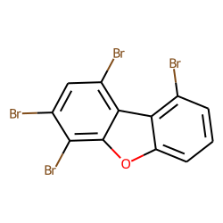 1,3,4,9-tetrabromo-dibenzofuran
