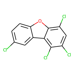 Dibenzofuran, 1,2,4,8-tetrachloro