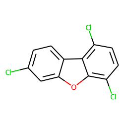 Dibenzofuran, 1,4,7-trichloro