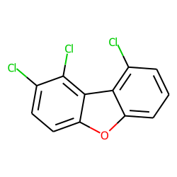 Dibenzofuran, 1,2,9-trichloro