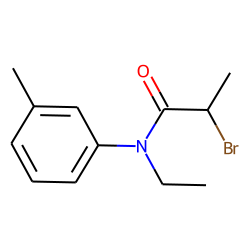 Propanamide, N-ethyl-N-(3-methylphenyl)-2-bromo-
