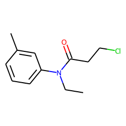 Propanamide, N-ethyl-N-(3-methylphenyl)-3-chloro-