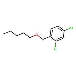 2,4-Dichlorobenzyl alcohol, n-pentyl ether