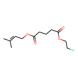 Glutaric acid, 3-methylbut-2-en-1-yl 2-fluoroethyl ester