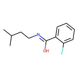 Benzamide, 2-fluoro-N-(3-methylbutyl)-