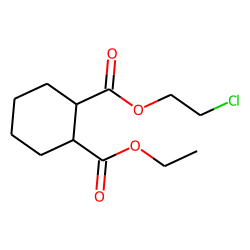 1,2-Cyclohexanedicarboxylic acid, 2-chloroethyl ethyl ester