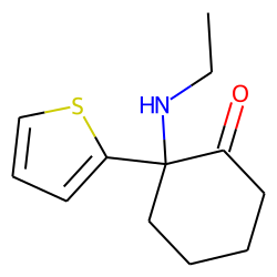 Cyclohexanone, 2-(ethylamino)-2-(2-thienyl)-