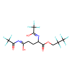L-Glutamine, N,N'-di(trifluoroacetyl)-, 2,2,3,3,3-pentafluoropropyl ester
