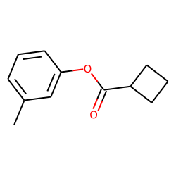 Cyclobutanecarboxylic acid, 3-methylphenyl ester