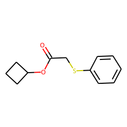 (Phenylthio)acetic acid, cyclobutyl ester