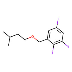 2,3,5-Triiodobenzyl alcohol, 3-methylbutyl ether