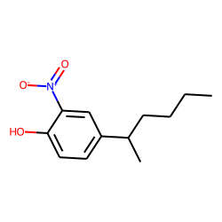 Phenol, 4-(1-methylpentyl)-2-nitro