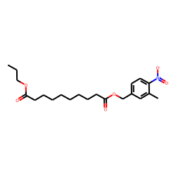 Sebacic acid, 3-methyl-4-nitrobenzyl propyl ester