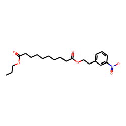 Sebacic acid, 2-(3-nitrophenyl)ethyl propyl ester
