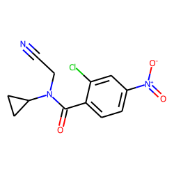 Benzamide, 2-chloro-n-cyanomethyl-n-cyclopropyl-4-nitro-
