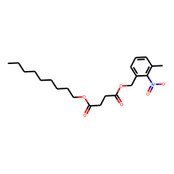 Succinic acid, 3-methyl-2-nitrobenzyl nonyl ester