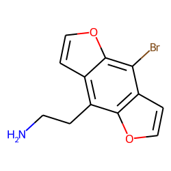 1-(8-Bromo-dibenzo[1,2-b; 4,5-b']difuran-4-yl-2-aminoethane