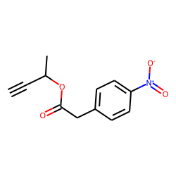 Benzeneacetic acid, 4-nitro-, but-3-yn-2-yl ester