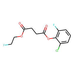 Succinic acid, 2-chloro-6-fluorophenyl 2-fluoroethyl ester