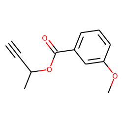 m-Anisic acid, but-3-yn-2-yl ester
