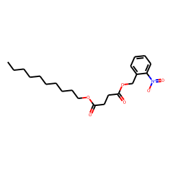 Succinic acid, decyl 2-nitrobenzyl ester