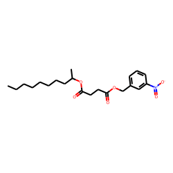 Succinic acid, dec-2-yl 3-nitrobenzyl ester