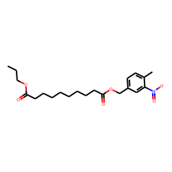 Sebacic acid, 4-methyl-3-nitrobenzyl propyl ester